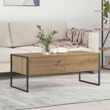  Dohányzóasztal fiókkal Művészi tölgy 100 x 46 x 40 cm Faanyag bútor