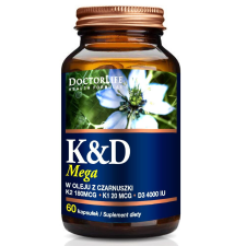 Doktor Élet Mega K2+D3 Feketköményolajjal, 60 kapszula vitamin és táplálékkiegészítő