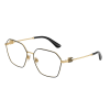 Dolce & Gabbana DG1366 1334 Gold/Black Demo Lens szemüveg