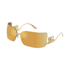 Dolce & Gabbana DG2319 02/5A Gold Brown Mirror Gold napszemüveg
