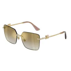 Dolce & Gabbana DG2332B 02/6E Gold Gradient Light Brown Mirror Gold napszemüveg