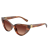 Dolce & Gabbana DG4497 322113 Striped Brown Gradient Brown napszemüveg