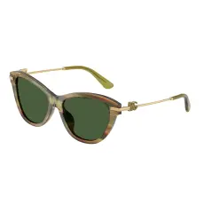 Dolce & Gabbana DG4534 347571 Striped Green Transparent Dark Green napszemüveg