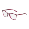 Dolce & Gabbana DG5026 1754 Transparent Dark Cherry Demo Lens szemüveg