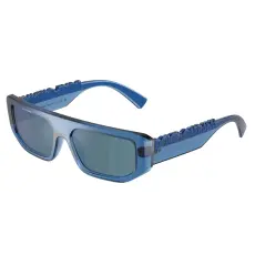 Dolce & Gabbana DG6203 300925 Transparent Blue Dark Grey Ar Blue napszemüveg