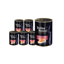 DOLINA NOTECI Premium Lazacban gazdag felnőtt macskáknak 12 x 400 g macskaeledel