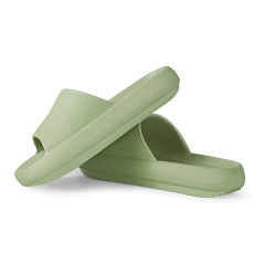  Dollcini, Férfi felhő papucs, Unisex, Masszázs, Zuhany, Fürdőszoba, Beltéri és Kültéri lapos szandálok, EU44, zöld