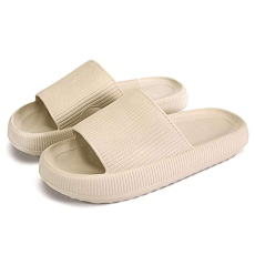  Dollcini, Férfi felhő papucs, Unisex, Masszázs, Zuhany, Fürdőszoba, Otthon, Otthon, Beltéri és Kültéri lapos szandálok, Fehér