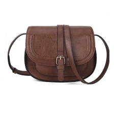  Dollcini női Crossbody táska nyeregtáska válltáska kézitáska, mini válltáska könnyű és divatos,barna