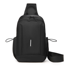 Dollcini női válltáska, vízálló, nylon táska, elegáns táska, utazási/munka/napi, 432231, fekete