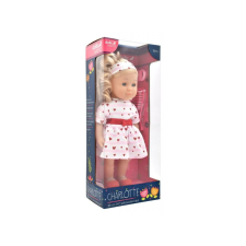 Dolls World Baba, Charlotte, 36 cm, puha testű, fésülhető baba