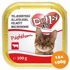 Dolly Cat Alutálka Marhás 16x100g macskaeledel