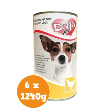 Dolly Dog konzerv csirke 6x1240g kutyaeledel