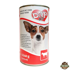 Dolly Dog konzerv marha 1240g kutyaeledel