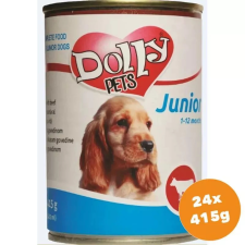 Dolly Junior konzerv marha 24x415g kutyaeledel