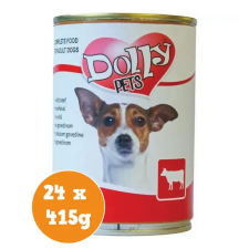Dolly konzerv marha 24x415g kutyaeledel