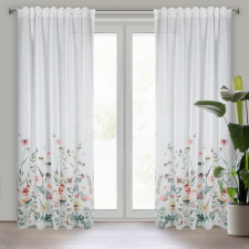 Dolly mintás dekor függöny Fehér 140x270 cm lakástextília