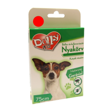 Dolly Natural Bolha és kullancsriasztó nyakörv kutyák részére piros 75cm nyakörv, póráz, hám kutyáknak