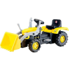 Dolu Pedálos gyerek Traktor markolófejjel 106cm - sárga-fekete