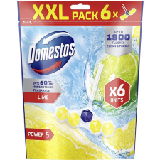 DOMESTOS Power5 WC frissítő blokk, Lime 6 × 50 g tisztító- és takarítószer, higiénia