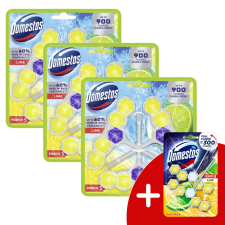 DOMESTOS Power5 WC frissítő blokk Lime (9x50g) + Ajándék Domestos Duo WC blokk tisztító- és takarítószer, higiénia