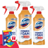 DOMESTOS Power Hab spray Citrus Blast 3x435ml + Ajándék Vileda Szivacs