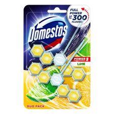 DOMESTOS Toalett öblítő DOMESTOS Power5 Lime 2x55 g illatosító, légfrissítő