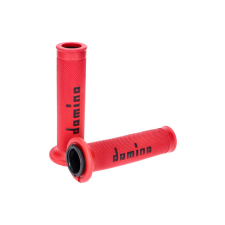 Domino A010 közúti markolat piros / fekete (nyitott végek) egyéb motorkerékpár alkatrész