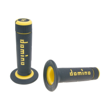 Domino A020 off-road fekete/sárga kormánymarkolat szett egyéb motorkerékpár alkatrész
