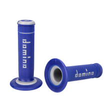 Domino A190 off-road kék/szürke kormánymarkolat szett egyéb motorkerékpár alkatrész