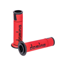 Domino Domino A450 On-Road Racing markolat készlet piros/fekete nyitott végekkel markolatgumi