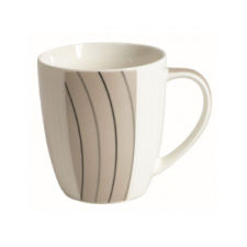  Domotti Bögre 360 ml csíkos mintával kerámia 62904 bögrék, csészék
