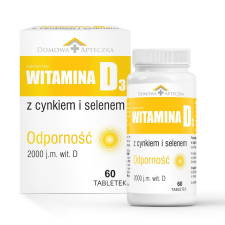 Domowa Apteczka, D3-vitamin cinkkel és szelénnel, 60 tabletta vitamin és táplálékkiegészítő