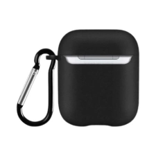 Domshop AirPods Dunk Black Ütésálló Szilikon Tok fülhallgató, fejhallgató tok
