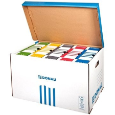 DONAU 55.8 x 37 x 31.5 cm, fehér - kék irattartó