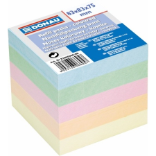 DONAU 83x83mm Kockatömb - Színes (600 lap) (8309000-99) jegyzettömb