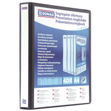 DONAU A4 Panorámás gyűrűs könyv 40mm - Fekete (2788404PL-01) gyűrűskönyv