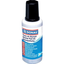 DONAU Bélyegzőfesték, 30 ml, DONAU, fekete - 0.03 liter/db bélyegző