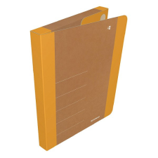 DONAU Füzetbox DONAU Life A/4 3 cm karton tépőzárral neon narancssárga-barna füzetbox