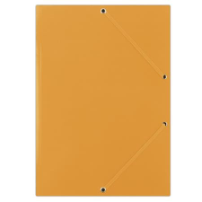 DONAU Gumis mappa, karton, A4, DONAU "Standard", narancssárga mappa