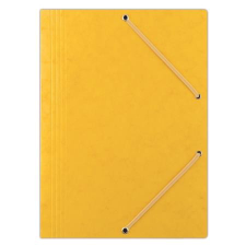  DONAU Gumis mappa, prespán, A4, DONAU &quot;Premium&quot;, citromsárga mappa