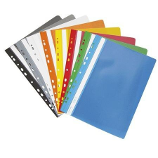 DONAU Gyorsfűző, lefűzhető, PVC, A4, DONAU, fekete (D1704FK) irattartó