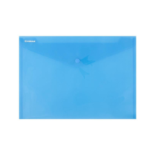 DONAU Irattartó tasak, A4, PP, patentos, DONAU, kék irattartó