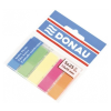 DONAU Jelölőcímke, műanyag, 5x25 lap, 12x45 mm, DONAU, n