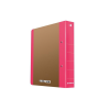 DONAU Life A4 Gyűrűs könyv - Neon rózsaszín (3835001FSC-30)