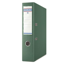 DONAU Master iratrendező 75 mm A4 PP/karton élvédő sínnel zöld (3967001PL-06) (3967001PL-06) gyűrűskönyv