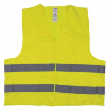 DONAU Mellény, jól láthatósági, 2LX méret, DONAU "Safety", sárga (32214311-11) láthatósági ruházat