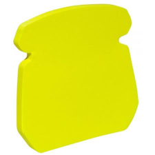 DONAU Öntapadó jegyzettömb, telefon alakú, 50 lap, DONAU, sárga post-it