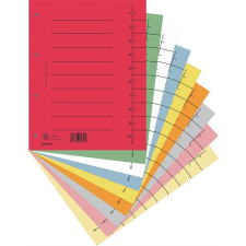  DONAU Regiszter, karton, A4, DONAU, vegyes színek regiszter és tartozékai