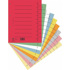 DONAU Regiszter, karton, A4, DONAU, vegyes színek (D8610V) irattartó